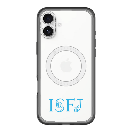 スリムプロテクションプレミアムケース with MagSafe［ オリジナル - ISFJ 擁護者 - アルファベット ］
