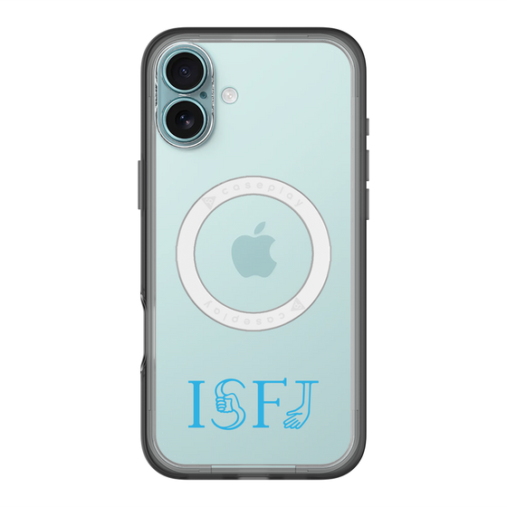 スリムプロテクションプレミアムケース with MagSafe［ オリジナル - ISFJ 擁護者 - アルファベット ］