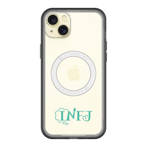 スリムプロテクションプレミアムケース with MagSafe［ オリジナル - INFJ 提唱者 - アルファベット ］