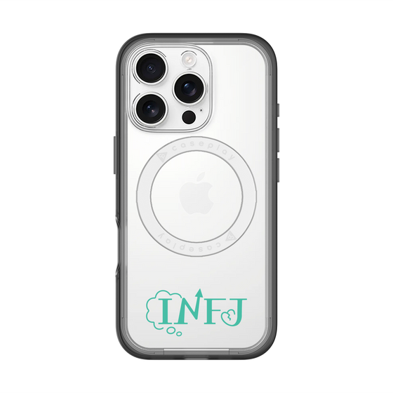 スリムプロテクションプレミアムケース with MagSafe［ オリジナル - INFJ 提唱者 - アルファベット ］