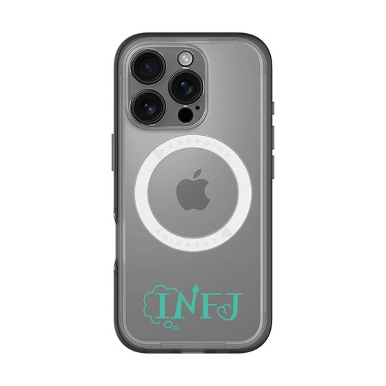 スリムプロテクションプレミアムケース with MagSafe［ オリジナル - INFJ 提唱者 - アルファベット ］