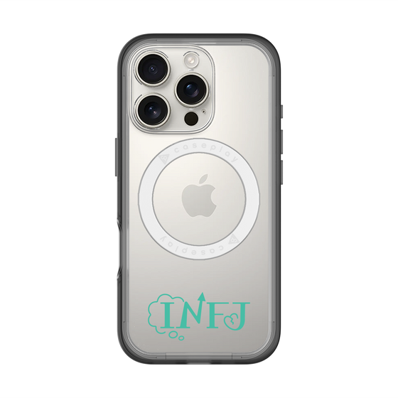 スリムプロテクションプレミアムケース with MagSafe［ オリジナル - INFJ 提唱者 - アルファベット ］