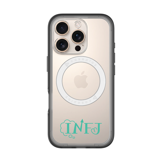 スリムプロテクションプレミアムケース with MagSafe［ オリジナル - INFJ 提唱者 - アルファベット ］