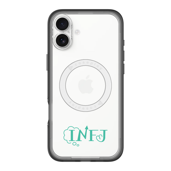 スリムプロテクションプレミアムケース with MagSafe［ オリジナル - INFJ 提唱者 - アルファベット ］