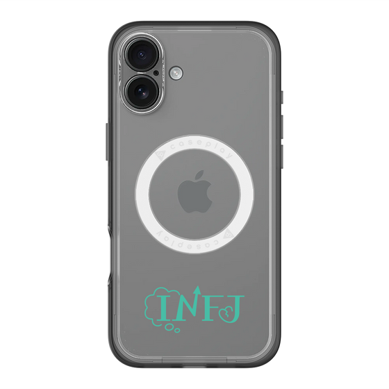 スリムプロテクションプレミアムケース with MagSafe［ オリジナル - INFJ 提唱者 - アルファベット ］