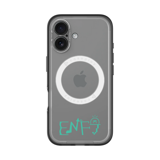 スリムプロテクションプレミアムケース with MagSafe［ オリジナル - ENFJ 主人公 - アルファベット ］