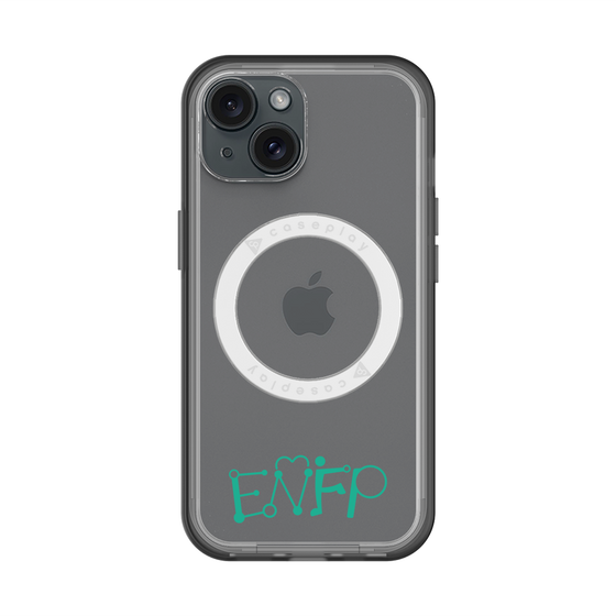 スリムプロテクションプレミアムケース with MagSafe［ オリジナル - ENFP 運動家 - アルファベット ］