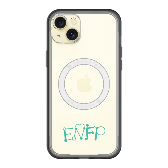 スリムプロテクションプレミアムケース with MagSafe［ オリジナル - ENFP 運動家 - アルファベット ］