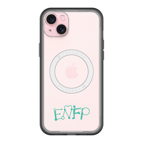 スリムプロテクションプレミアムケース with MagSafe［ オリジナル - ENFP 運動家 - アルファベット ］