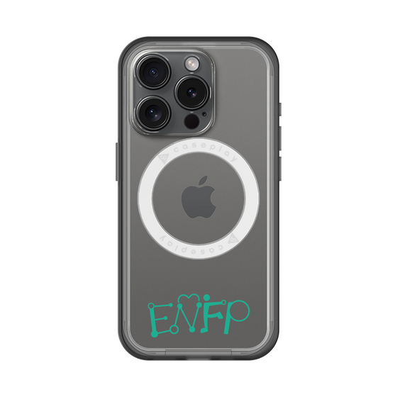 スリムプロテクションプレミアムケース with MagSafe［ オリジナル - ENFP 運動家 - アルファベット ］