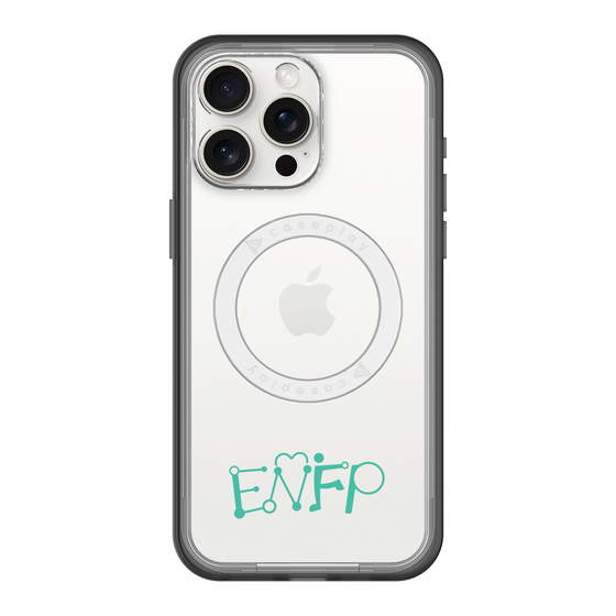 スリムプロテクションプレミアムケース with MagSafe［ オリジナル - ENFP 運動家 - アルファベット ］