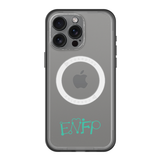 スリムプロテクションプレミアムケース with MagSafe［ オリジナル - ENFP 運動家 - アルファベット ］