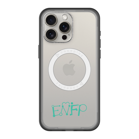 スリムプロテクションプレミアムケース with MagSafe［ オリジナル - ENFP 運動家 - アルファベット ］