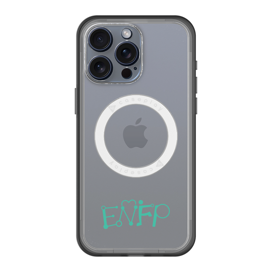 スリムプロテクションプレミアムケース with MagSafe［ オリジナル - ENFP 運動家 - アルファベット ］