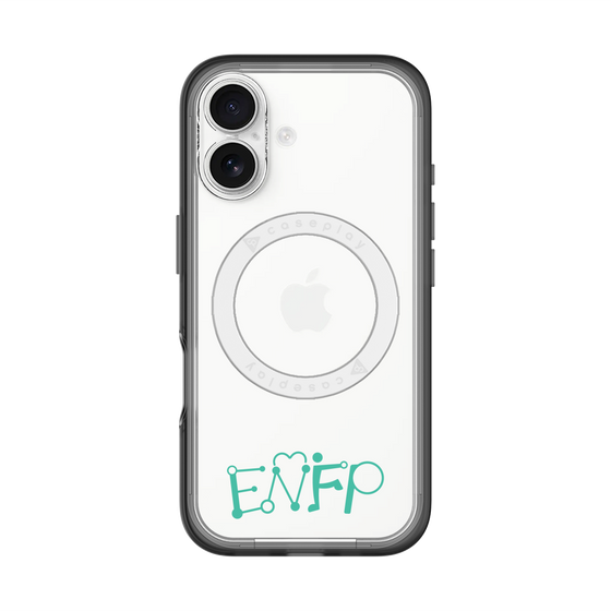スリムプロテクションプレミアムケース with MagSafe［ オリジナル - ENFP 運動家 - アルファベット ］