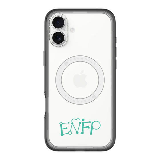 スリムプロテクションプレミアムケース with MagSafe［ オリジナル - ENFP 運動家 - アルファベット ］