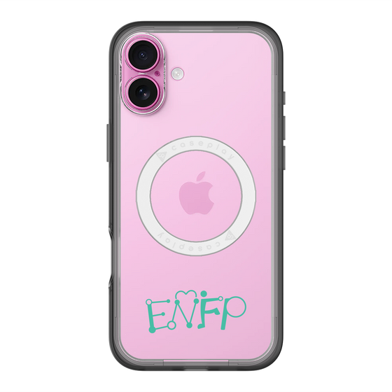 スリムプロテクションプレミアムケース with MagSafe［ オリジナル - ENFP 運動家 - アルファベット ］