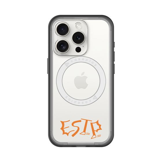 スリムプロテクションプレミアムケース with MagSafe［ オリジナル - ESTP 起業家 - アルファベット ］
