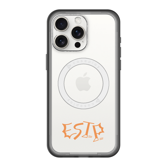 スリムプロテクションプレミアムケース with MagSafe［ オリジナル - ESTP 起業家 - アルファベット ］