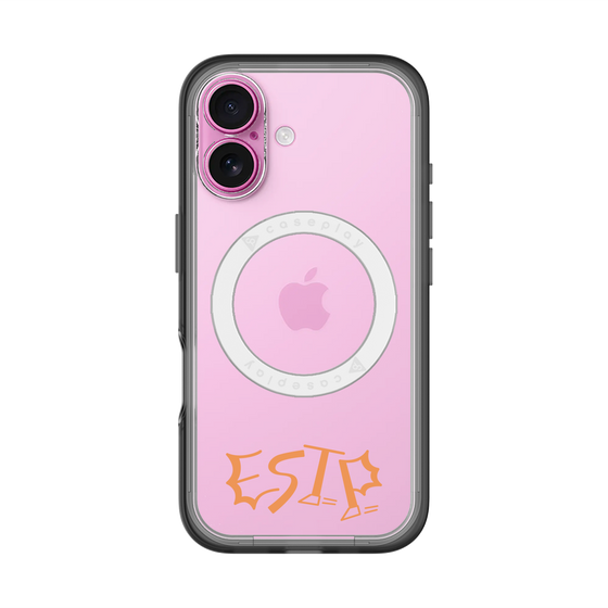 スリムプロテクションプレミアムケース with MagSafe［ オリジナル - ESTP 起業家 - アルファベット ］
