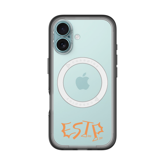 スリムプロテクションプレミアムケース with MagSafe［ オリジナル - ESTP 起業家 - アルファベット ］