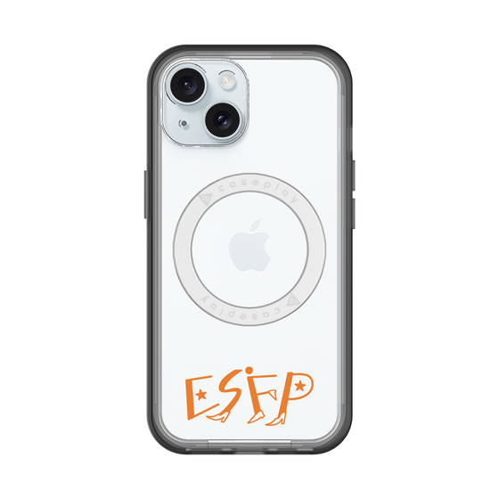スリムプロテクションプレミアムケース with MagSafe［ オリジナル - ESFP エンターテイナー - アルファベット ］