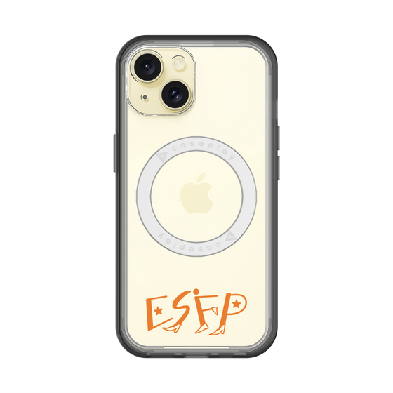スリムプロテクションプレミアムケース with MagSafe［ オリジナル - ESFP エンターテイナー - アルファベット ］