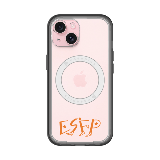 スリムプロテクションプレミアムケース with MagSafe［ オリジナル - ESFP エンターテイナー - アルファベット ］