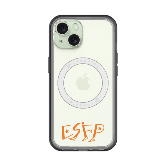 スリムプロテクションプレミアムケース with MagSafe［ オリジナル - ESFP エンターテイナー - アルファベット ］