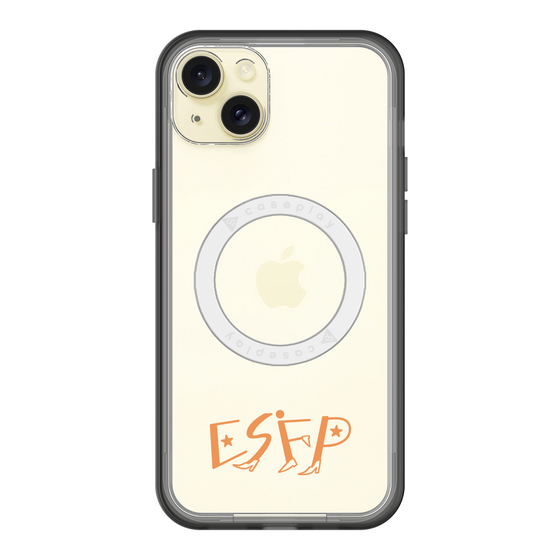 スリムプロテクションプレミアムケース with MagSafe［ オリジナル - ESFP エンターテイナー - アルファベット ］
