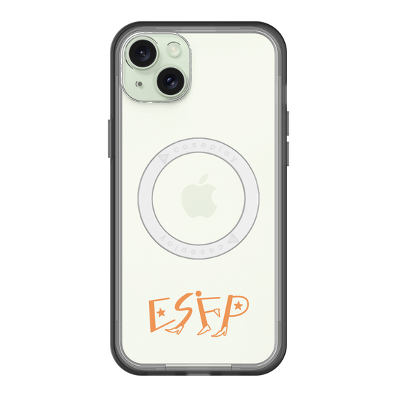 スリムプロテクションプレミアムケース with MagSafe［ オリジナル - ESFP エンターテイナー - アルファベット ］