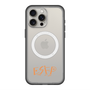 スリムプロテクションプレミアムケース with MagSafe［ オリジナル - ESFP エンターテイナー - アルファベット ］