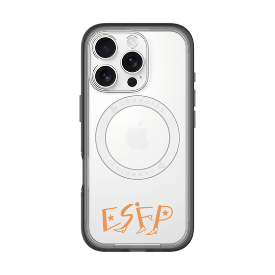 スリムプロテクションプレミアムケース with MagSafe［ オリジナル - ESFP エンターテイナー - アルファベット ］