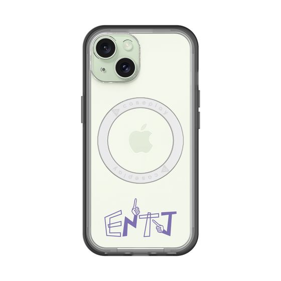 スリムプロテクションプレミアムケース with MagSafe［ オリジナル - ENTJ 指揮官 - アルファベット ］