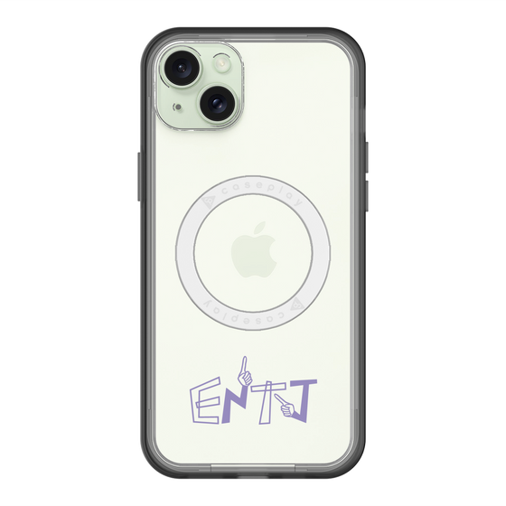 スリムプロテクションプレミアムケース with MagSafe［ オリジナル - ENTJ 指揮官 - アルファベット ］