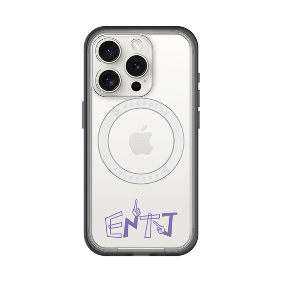 スリムプロテクションプレミアムケース with MagSafe［ オリジナル - ENTJ 指揮官 - アルファベット ］