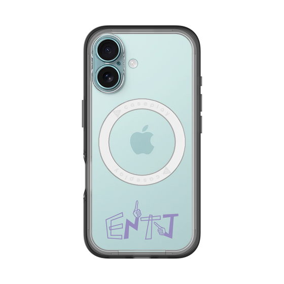 スリムプロテクションプレミアムケース with MagSafe［ オリジナル - ENTJ 指揮官 - アルファベット ］
