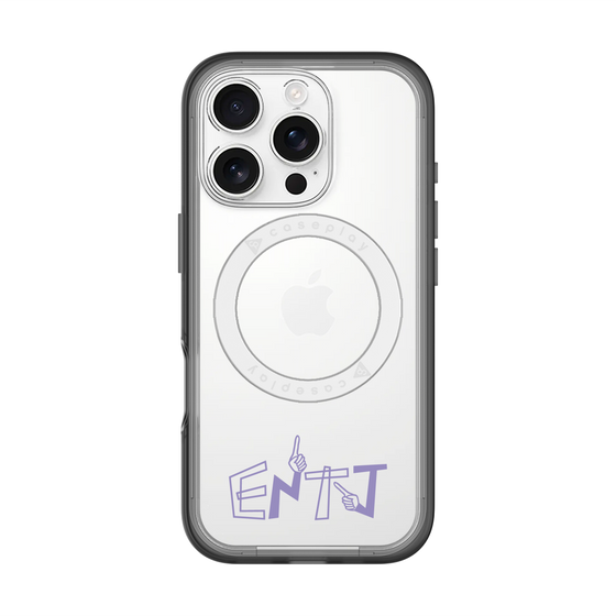 スリムプロテクションプレミアムケース with MagSafe［ オリジナル - ENTJ 指揮官 - アルファベット ］
