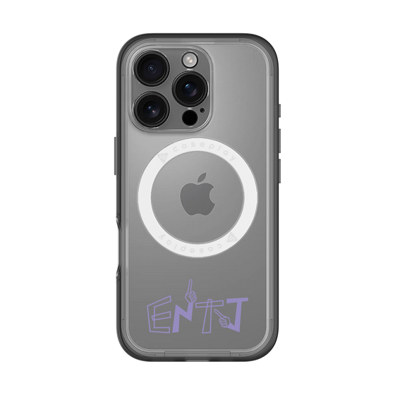 スリムプロテクションプレミアムケース with MagSafe［ オリジナル - ENTJ 指揮官 - アルファベット ］