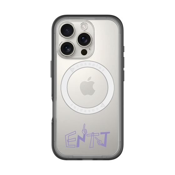 スリムプロテクションプレミアムケース with MagSafe［ オリジナル - ENTJ 指揮官 - アルファベット ］