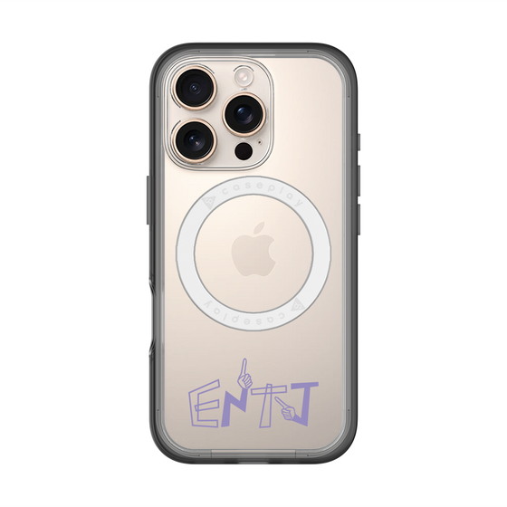 スリムプロテクションプレミアムケース with MagSafe［ オリジナル - ENTJ 指揮官 - アルファベット ］