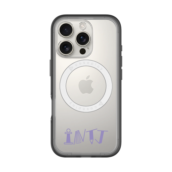 スリムプロテクションプレミアムケース with MagSafe［ オリジナル - INTJ 建築家 - アルファベット ］
