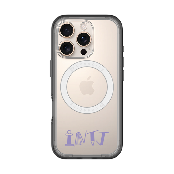 スリムプロテクションプレミアムケース with MagSafe［ オリジナル - INTJ 建築家 - アルファベット ］