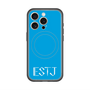 スリムプロテクションプレミアムケース with MagSafe［ オリジナル - ESTJ 幹部 - アルファベット - ブルー ］