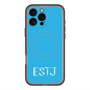 スリムプロテクションプレミアムケース with MagSafe［ オリジナル - ESTJ 幹部 - アルファベット - ブルー ］