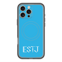 スリムプロテクションプレミアムケース with MagSafe［ オリジナル - ESTJ 幹部 - アルファベット - ブルー ］