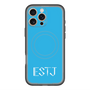 スリムプロテクションプレミアムケース with MagSafe［ オリジナル - ESTJ 幹部 - アルファベット - ブルー ］