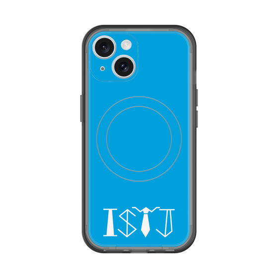 スリムプロテクションプレミアムケース with MagSafe［ オリジナル - ISTJ 管理者 - アルファベット - ブルー ］