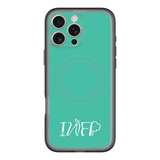スリムプロテクションプレミアムケース with MagSafe［ オリジナル - INFP 仲介者 - アルファベット - グリーン ］