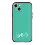 スリムプロテクションプレミアムケース with MagSafe［ オリジナル - ENFJ 主人公 - アルファベット - グリーン ］